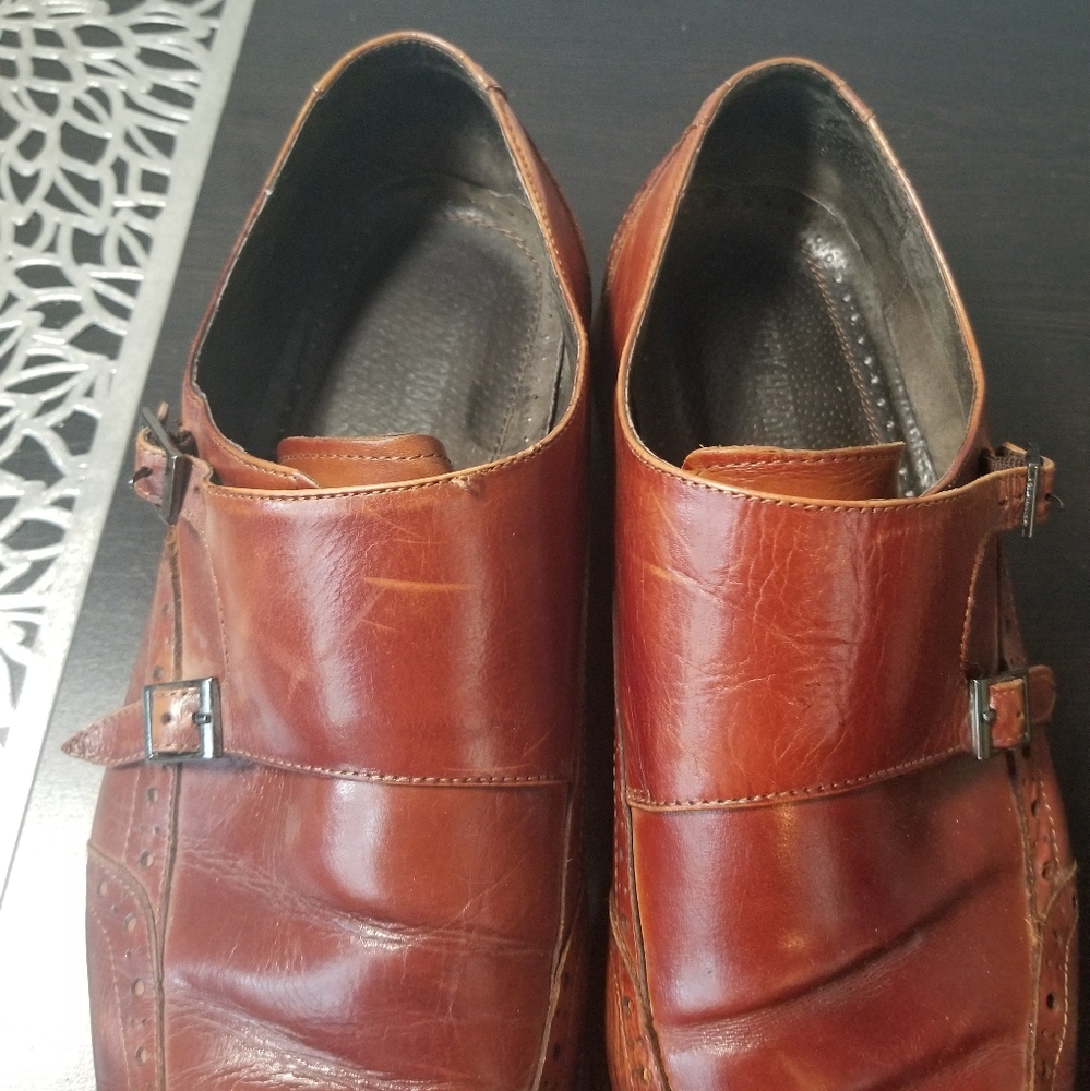 Stacy Adams Karson Wingtip Double Monk Strap Shoe… - image 2